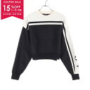 【15%OFFクーポン対象】ルイ・ヴィトン LOUIS VUITTON ニット 衣料品 トップス シルク ナイロン レディース ブラック系 / アイボリー系 RW222W P15 FNKL10 【中古】
