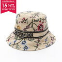 【15%OFFクーポン対象】ディオール Dior D‐Bobby ハット 帽子 ナイロン コットン レディース ベージュ系 / マルチカラー 【中古】