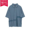 【15%OFFクーポン対象】ルイ・ヴィトン LOUIS VUITTON カラコラムフロック 衣料品 トップス コットン メンズ グリーン系 RM222V NPL HNS01W 【中古】(4)