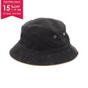 【15%OFFクーポン対象】ルイ・ヴィトン LOUIS VUITTON シャポー モノグラムデニム バケット ハット 帽子 コットン レディース ブラック系 /...