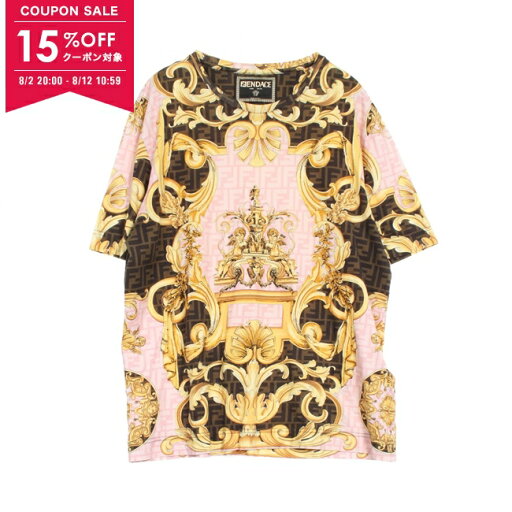 【15%OFFクーポン対象】フェンディ FENDI カットソー 衣料品 トップス コットン メンズ ピンク系 / イエロー系 / マルチカラー 【中古】 【15%OFFクーポン対象】フェンディ FENDI カットソー 衣料品 トップス コットン メンズ ピンク系 / イエロー系 / マルチカラー 【中古】