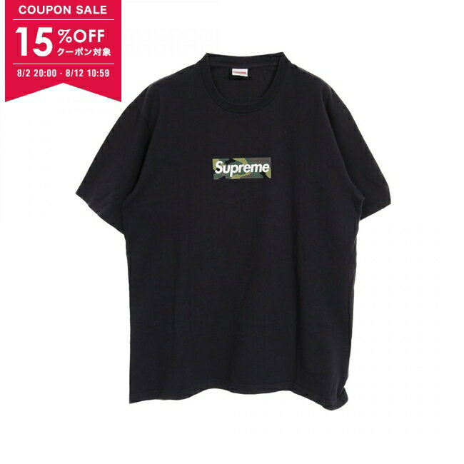 10810【美品・Lサイズ】シュプリーム☆BOXロゴ人気カラー半袖tシャツ黒 2120900021658_1.jpg