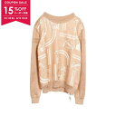 【15%OFFクーポン対象】エルメス HERMES En Desordre Finesse ツイルレーヌ ニット 衣料品 トップス シルク カシミヤ シルク レディース ブラウン系 / アイボリー系 【中古】