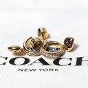 COACH コーチ ピアス イヤリング クリスタル ラインストーン ハート ゴールド レディース 37448322