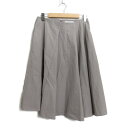 ジルサンダー JIL SANDER スカート スカート 衣料品 ボトムス コットン レディース グレー系 【中古】