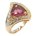 ブルガリ BVLGARI ディーヴァドリーム リング リング・指輪 ジュエリー K18PG(ピンクゴールド) ダイヤモンド ピンクトルマリン レディース ピンク系 / クリア系 【中古】【0508-15cp】