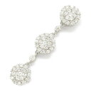 ジュエリー JEWELRY ダイヤモンド トップ ペンダントトップ ジュエリー K18WG(ホワイトゴールド) ダイヤモンド レディース クリア系 【中古】