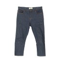 フェンディ FENDI デニムパンツ 衣料品 ボトムス コットン レディース ネイビー系 CA05161125 【中古】