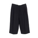 フェンディ FENDI パンツ 衣料品 ボトムス ウール シルク レディース ブラック系 FR6096 【中古】