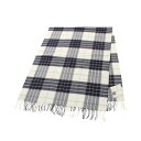 ジョンストンズ JOHNSTONS マフラー 衣料品 カシミヤ レディース ネイビー系 / ホワイト系 / ベージュ系 WA56RU5380 【中古】(4)