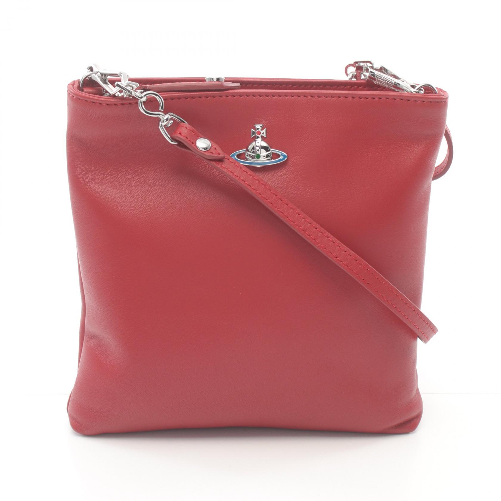 ヴィヴィアンウエストウッド レッドレーベル Vivienne Westwood Red Label SQUIRE NEW SQUARE ショルダーバッグ バッグ レザー レディース レッド系 51160005L001LH406 【新品】