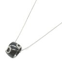 ダミアーニ Damiani Dアイコン ダイヤ ネックレス ネックレス ジュエリー K18WG(ホワイトゴールド) ダイヤモンド ブラックセラミック メンズ レ...