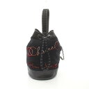 シャネル CHANEL ココマーク ショルダーバッグ バッグ ウール レザー レディース ブラック系 / マルチカラー 【中古】