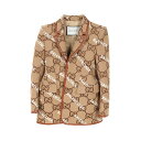 グッチ GUCCI GUCCI × BALENCIAGA ザ ハッカープロジェクト ジャンボGG 衣料品 アウター コットン メンズ ベージュ系 676013 ...