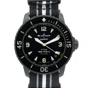スウォッチ Swatch フィフティファゾムス オーシャンオブストーム 腕時計 時計 ナイロン バイオセラミック メンズ ブラック系 S035B400 【中古】