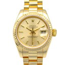 ロレックス ROLEX デイトジャスト Y番 腕時計 時計 K18(イエローゴールド) レディース ゴールド系 CH/BA 179178 【中古】