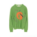 【3千円OFFクーポン対象】エルメス HERMES ニット 衣料品 トップス カシミヤ メンズ グリーン系 / オレンジ系 【中古】