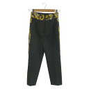 ドルチェアンドガッバーナ DOLCE & GABBANA スラックス ライン入り 衣料品 ボトムス ウール レディース ブラック系 【中古】
