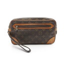 【最大4万円OFFクーポン対象】ルイ・ヴィトン LOUIS VUITTON マルリードラゴンヌ モノグラム セカンドバッグ クラッチバッグ バッグ PVCコーティングキャンバス レザー メンズ レディース ブラウン系 M51825 【中古】