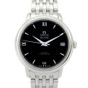 オメガ OMEGA デ・ビル プレステージ 腕時計 時計 ステンレススチール レディース ブラック系 424.10.33.20.01.001 【中古】