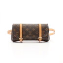 ルイ・ヴィトン LOUIS VUITTON ポシェット マレル モノグラム ウエストバッグ ボディバッグ バッグ PVCコーティングキャンバス レザー レディース ブラウン系 M51159 【中古】【0508-10cp】(4)