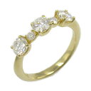 ジュエリー JEWELRY ダイヤモンド リング リング・指輪 ジュエリー K18(イエローゴールド) ダイヤモンド レディース クリア系 ダイヤ 3.3g 【中古】