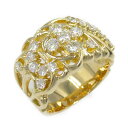 ジュエリー JEWELRY ダイヤモンド リング リング・指輪 ジュエリー K18(イエローゴールド) ダイヤモンド レディース クリア系 ダイヤ 9.8g 【中古】
