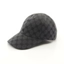 バレンシアガ BALENCIAGA BALENCIAGA × GUCCI ハッカープロジェクト キャップ 帽子 キャンバス メンズ レディース ブラック系 68...