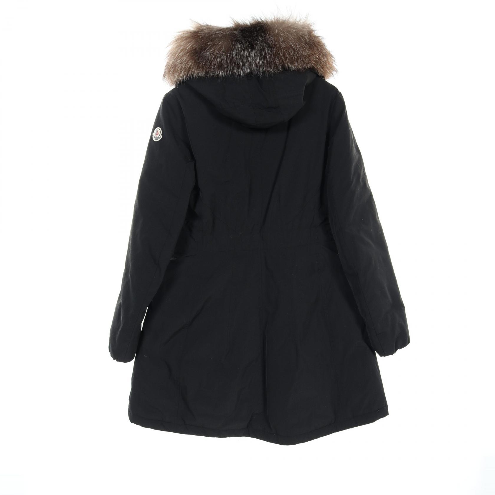 【20％OFFクーポン対象】モンクレール MONCLER MONTICOLE ダウンジャケット 衣料品 アウター ポリエステル レディース ブラック系 4993425 【中古】