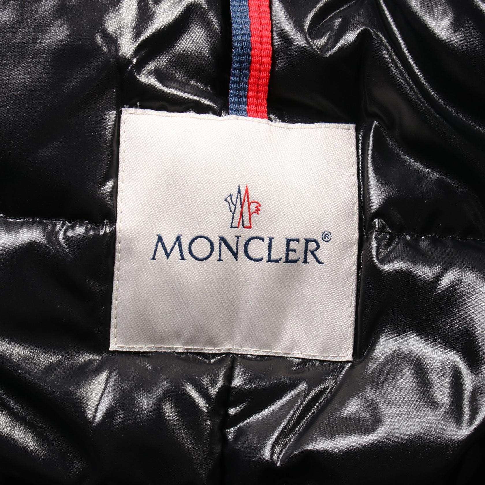 【20％OFFクーポン対象】モンクレール MONCLER MONTICOLE ダウンジャケット 衣料品 アウター ポリエステル レディース ブラック系 4993425 【中古】