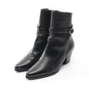 セリーヌ CELINE ブーツ 靴 レザー レディース ブラック系 【中古】(4)
