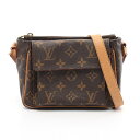 ルイ・ヴィトン LOUIS VUITTON ルイヴィトンショルダーバッグ ヴィバシテPM モノグラム ショルダーバッグ バッグ PVCコーティングキャンバス レザー レディース ブラウン系 M51165 【中古】