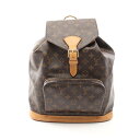 ルイ・ヴィトン LOUIS VUITTON モンスリGM リュックサック バックパック バッグ PVCコーティングキャンバス レザー モノグラム レディース ブ...