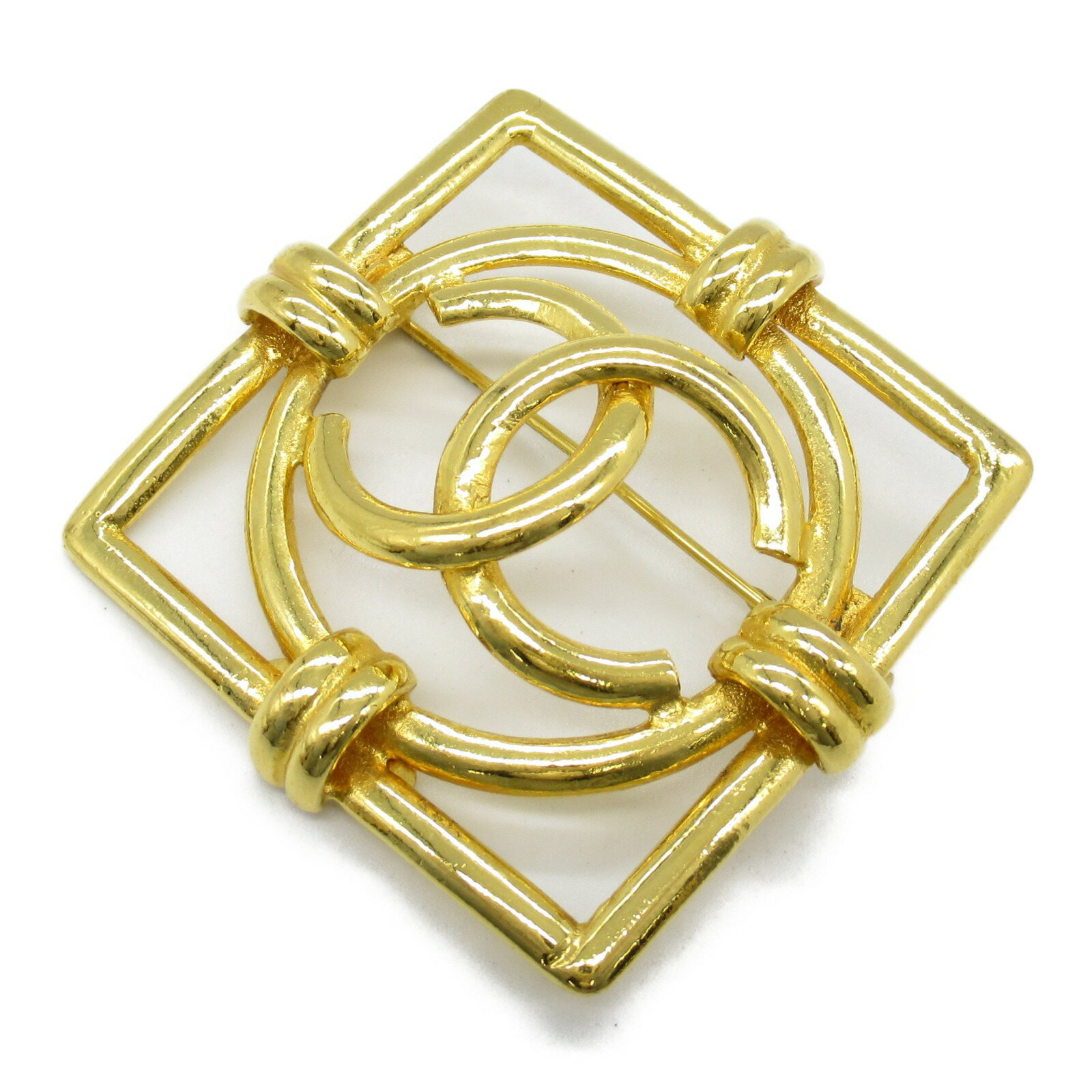 シャネル CHANEL ココマーク ブローチ ブローチ アクセサリー GP（ゴールドメッキ） レディース ゴールド系 【中古】