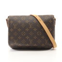 ルイ・ヴィトン LOUIS VUITTON ルイヴィトンショルダーバッグ ミュゼットタンゴ ショートストラップ ショルダーバッグ バッグ PVCコーティングキャンバス レザー モノグラム レディース ブラウン系 M51257 【中古】