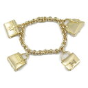 【6万円OFFクーポン対象】エルメス HERMES バックチャーム ブレスレット ブレスレット アクセサリー K18(イエローゴールド) レディース ゴールド系 【中古】