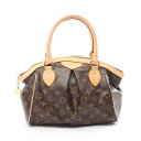 ルイ・ヴィトン LOUIS VUITTON ティヴォリPM ハンドバッグ バッグ PVCコーティングキャンバス レザー モノグラム レディース ブラウン系 M40143 【中古】
