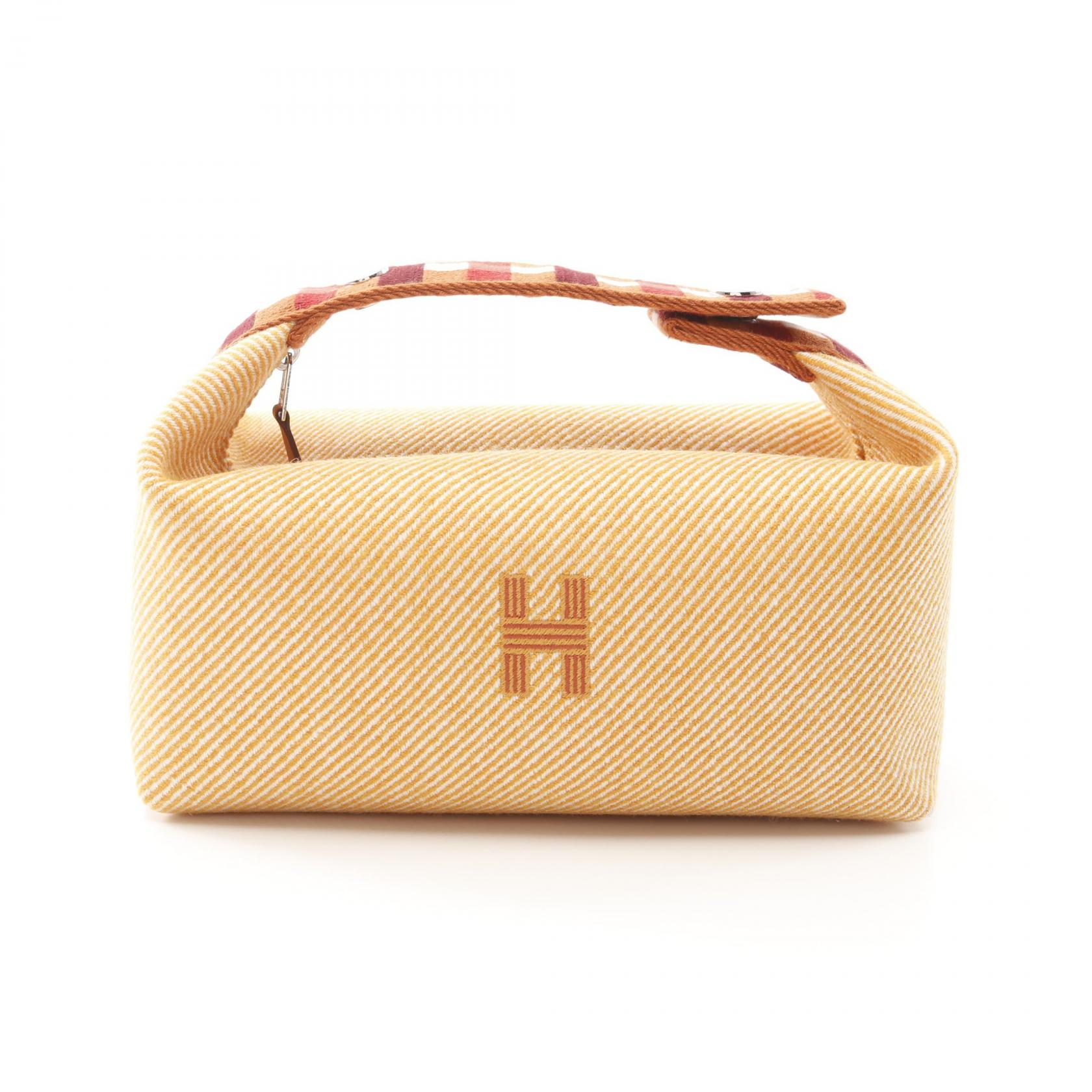 エルメス HERMES ブリッドアブラックPM ハンドバッグ バッグ キャンバス レディース オレンジ系 / マルチカラー 【中古】のサムネイル