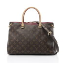 ルイ・ヴィトン LOUIS VUITTON パラス モノグラム オロール ハンドバッグ バッグ PVCコーティングキャンバス レザー レディース ブラウン系 / ボルドー系 M40906 【中古】