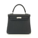 エルメス HERMES ケリー25 ハンドバッグ バッグ トゴ トゴ レディース ブラック系 044624CK 【中古】