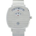 グッチ GUCCI グリップ 腕時計 時計 ステンレススチール ボーイズ ホワイト系 YA157401 【中古】