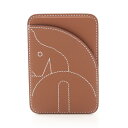 エルメス HERMES MagSafe エマン シュヴァル ゴールド カードケース アクセサリー ヴォーエプソン ヴォーエプソン レディース ブラウン系 【中古...