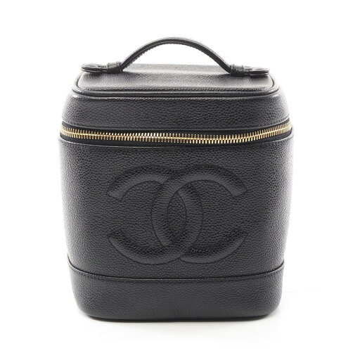 シャネル CHANEL ココマーク ハンドバッグ バッグ キャビアスキン(グレインドカーフ) レディース ブラック系 A01998 【中古】 シャネル CHANEL ココマーク ハンドバッグ バッグ キャビアスキン(グレインドカーフ) レディース ブラック系 A01998 【中古】