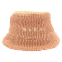 マルニ MARNI ハット ハット 帽子 コットン メンズ レディース ピンク系 【中古】