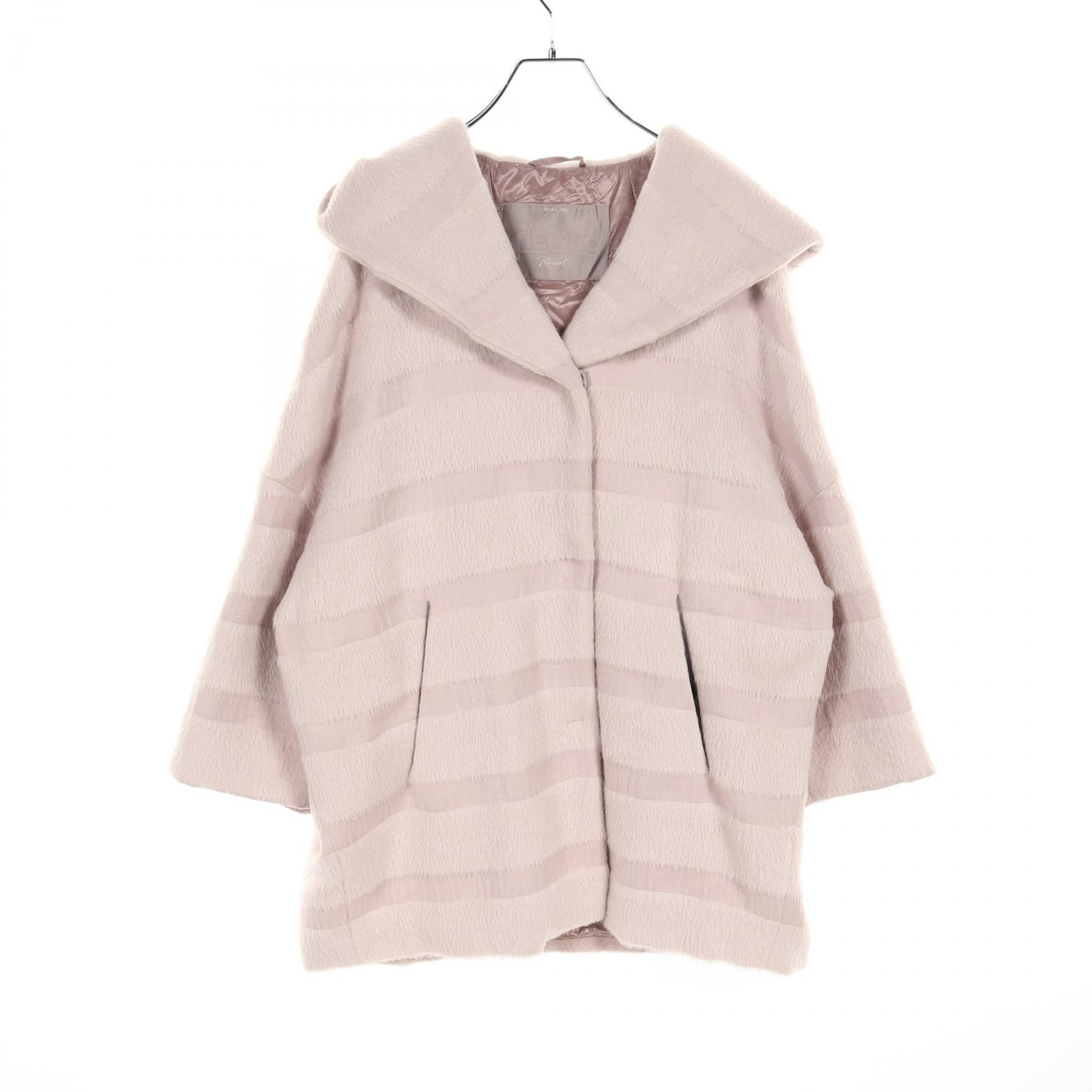 ヘルノ Herno RESORT 衣料品 アウター ウール アルパカ レディース ピンク系 【中古】