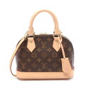 ルイ・ヴィトン LOUIS VUITTON アルマBB ハンドバッグ バッグ PVCコーティングキャンバス レザー モノグラム レディース ブラウン系 M53152 【中古】