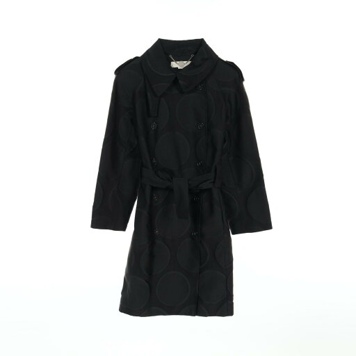 ステラマッカートニー Stella McCartney トレンチコート 衣料品 アウター ウール ポリエステル レディース ブラック系 358299 【中古】【0508-20cp】 ステラマッカートニー Stella McCartney トレンチコート 衣料品 アウター ウール ポリエステル レディース ブラック系 358299 【中古】【0508-20cp】