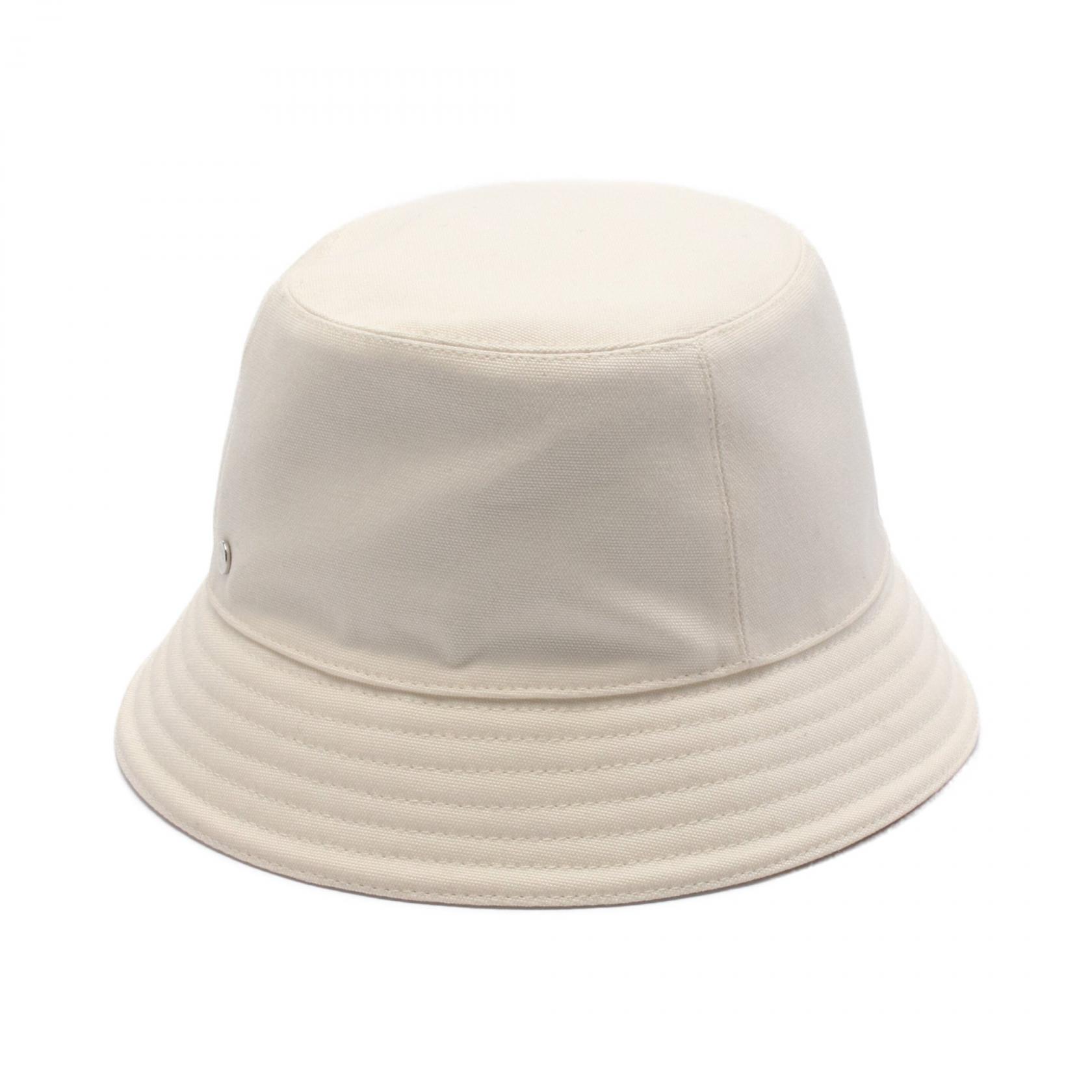 エルメス HERMES カルヴィ バケット ハット 帽子 キャンバス メンズ レディース ホワイト系 H241085N 【中古】のサムネイル