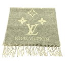 ルイ・ヴィトン LOUIS VUITTON マフラー マフラー 衣料品 カシミヤ メンズ レディース アイボリー系 M71126 【中古】