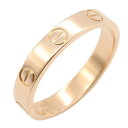 カルティエ CARTIER ミニラブリング リング・指輪 ジュエリー K18PG(ピンクゴールド) レディース ゴールド系 【中古】